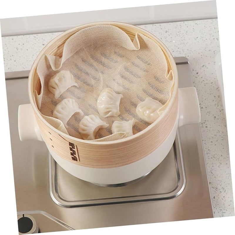 Cotton Steamer Cloths Non Stick Gauze Liners for Buns Dumplings Bread Home Cooking - Image 5